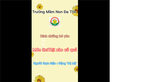 Dinh dưỡng cho bé: NVND Đặng Thị Mỹ